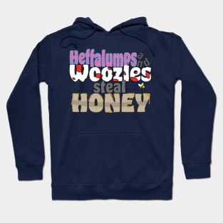 Heffalumps and Woozles Steal Honey Graphic Hoodie